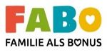 Das Logo von FABO-Familie als Bonuns in verschiedenen Farben-