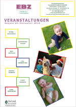 Das Bild zeigt das Titelblatt des EBZ-Programms August-Dezember 2026.