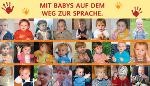 Hier wird das Logo der "Dunstan Babysprache" gezeigt.