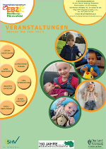 Das Bild zeigt das Titelblatt des ebz-Programms Jänner bis Juli 2023.