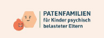 Logo der Patenschaften für Kinder mit psychisch kranken Eltern. Die symbole stellen einen kleinen Kreis dar, der an einem größeren Sechseck lehnt.